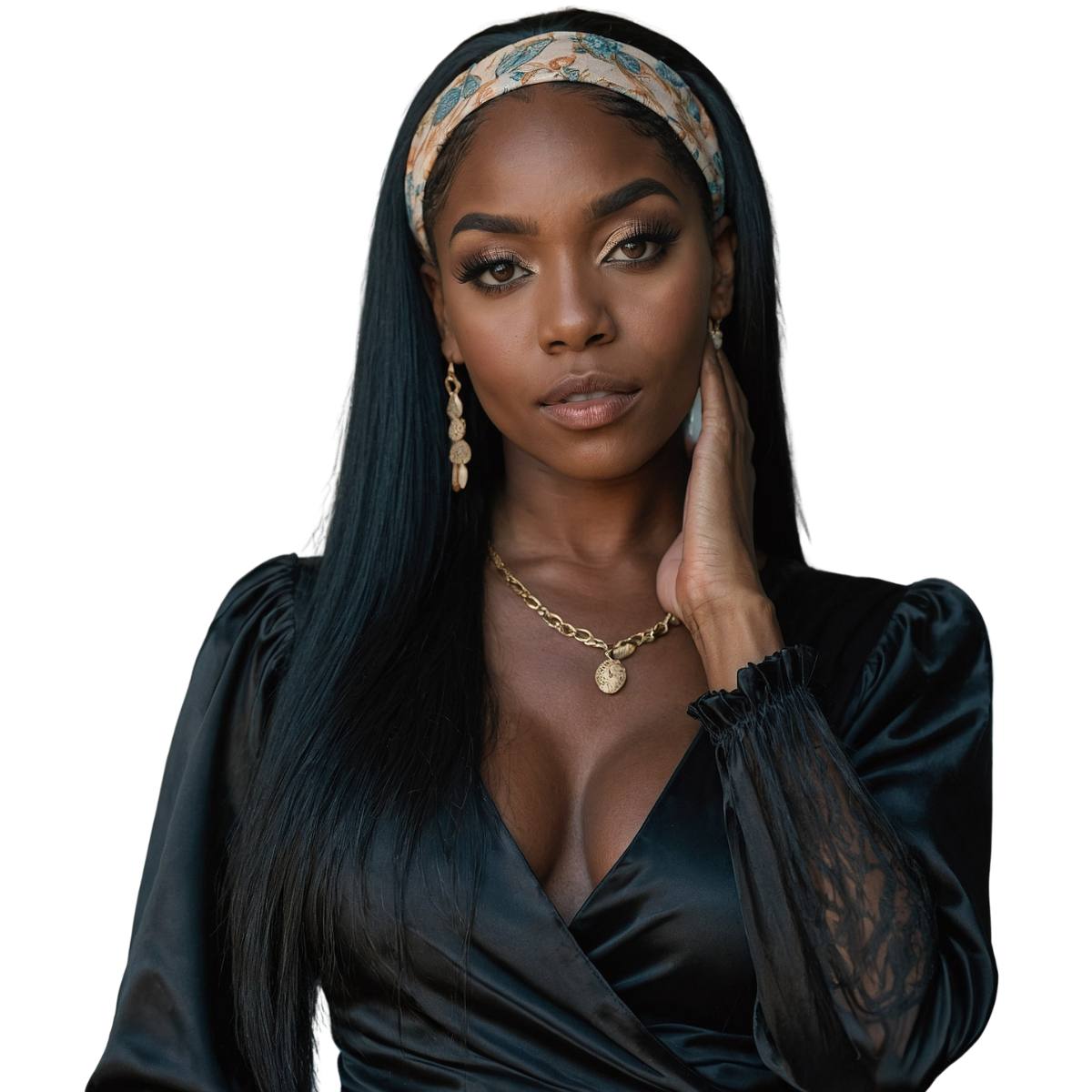 QVS Luxe Headband Wigs
